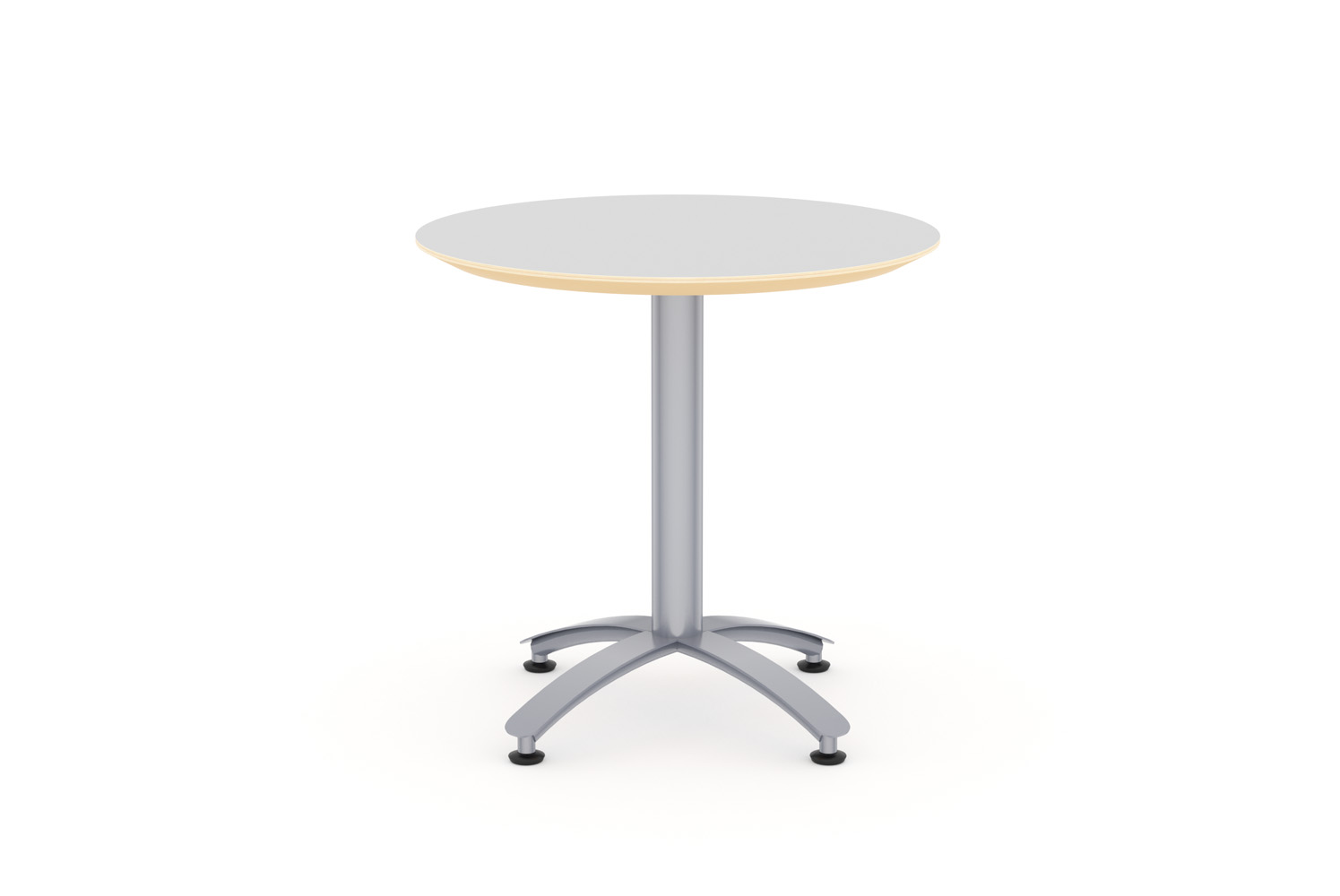 Arccos 30 inch round cafe white table